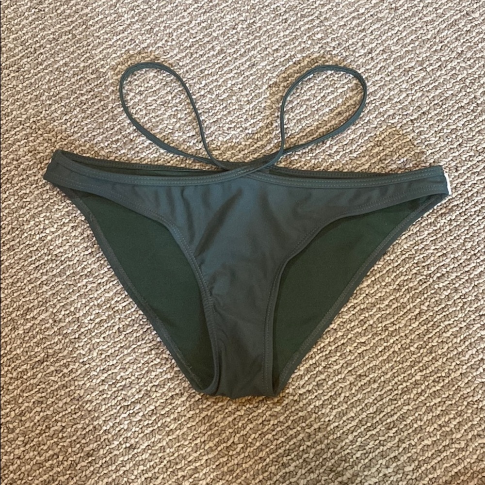 Green bikini bottom